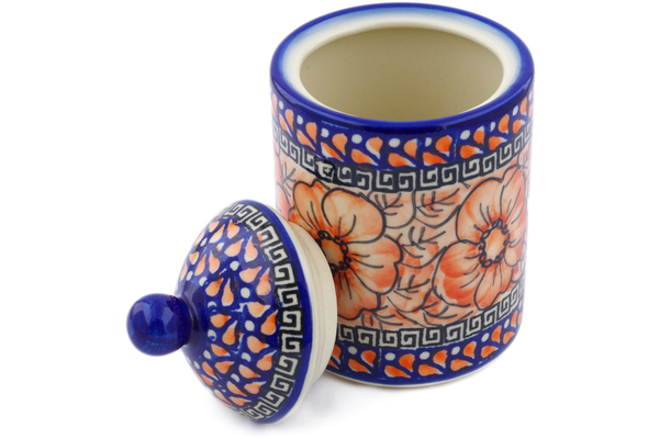 Jar with Lid with Opening 6"