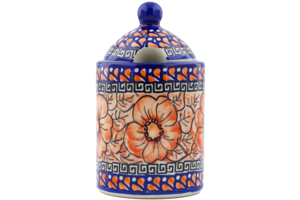 Jar with Lid with Opening 6"