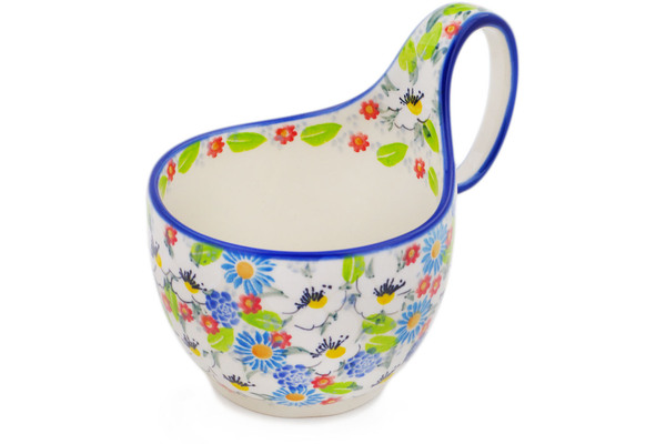 Bowl with Loop-Handle 6"