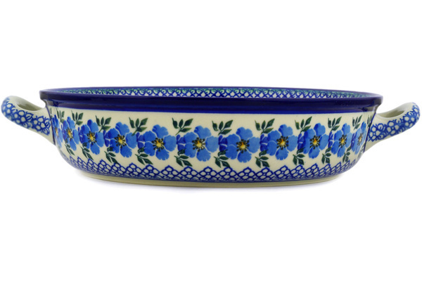 Round Baker with Handles 10-inch