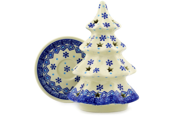 Christmas Tree Candle Holder 8"