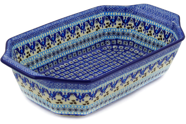 Rectangular Baker with Handles 14"