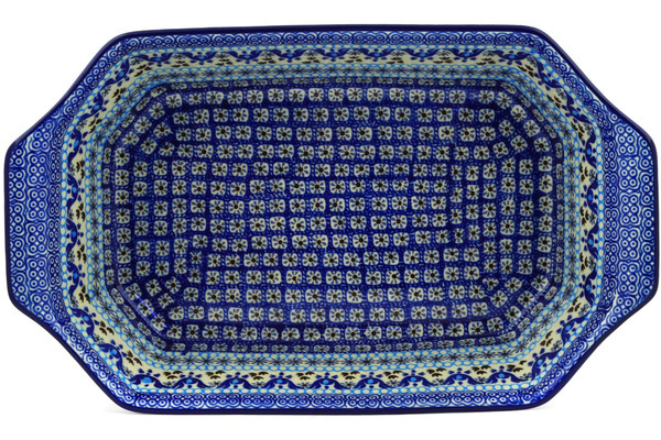 Rectangular Baker with Handles 14"