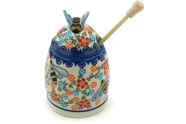 Honey Jar with Dipper 5"