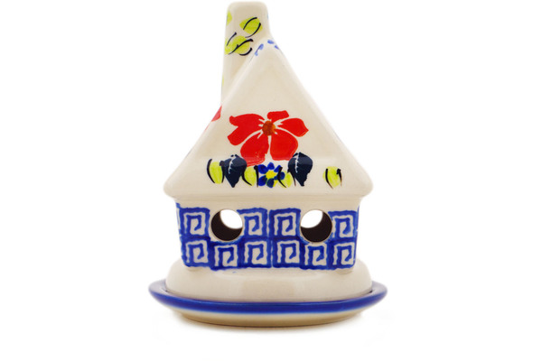 House Shaped Candle Holder 5"