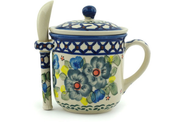 Brewing Mug with Spoon 10 oz