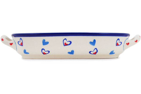 Oval Baker with Handles 9"