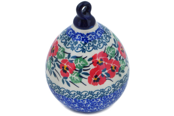 Christmas Ball Ornament 4"