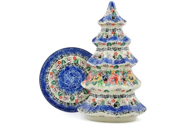 Christmas Tree Candle Holder 10"