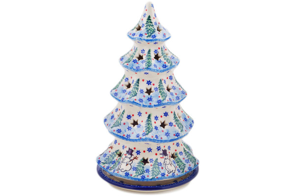 Christmas Tree Candle Holder 10"