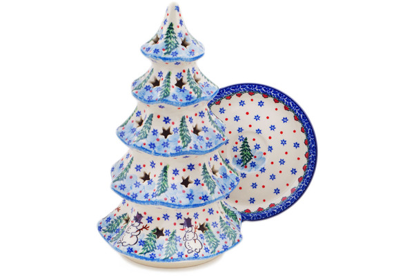 Christmas Tree Candle Holder 10"