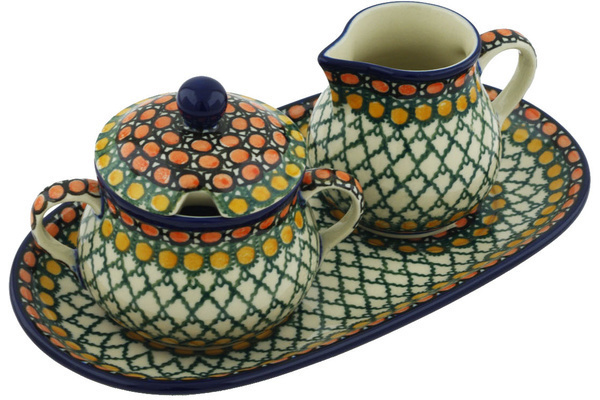 Sugar and Creamer Set 10"