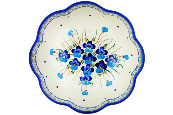 Scalloped Fluted Bowl 10"