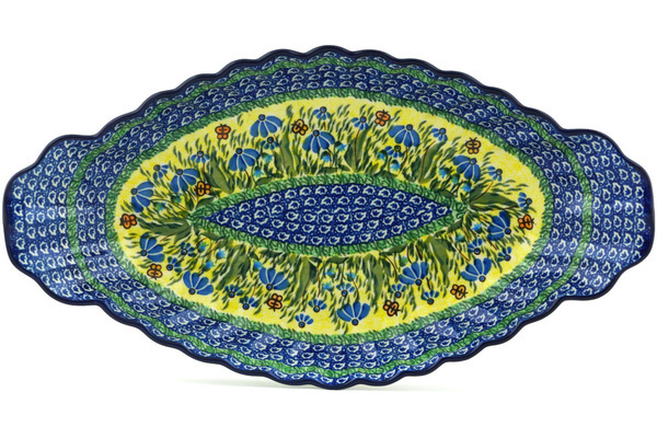 Platter with Handles 16"