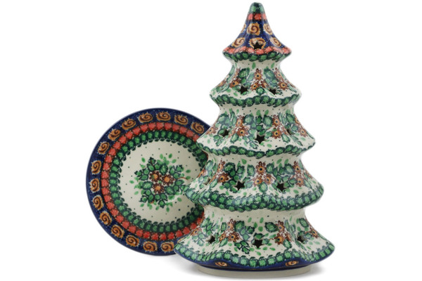 Christmas Tree Candle Holder 10"