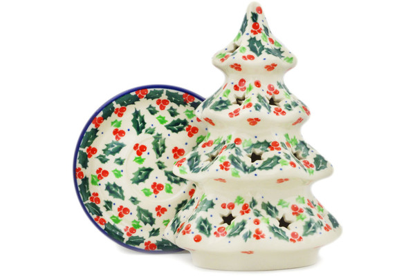 Christmas Tree Candle Holder 7"