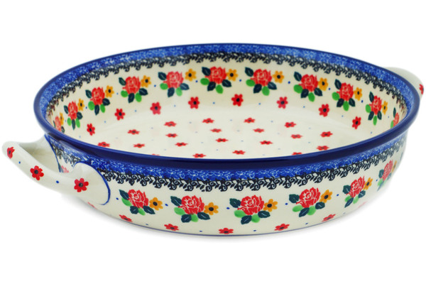 Round Baker with Handles 10-inch