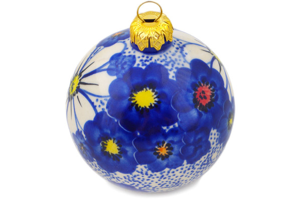 Christmas Ball Ornament 4"