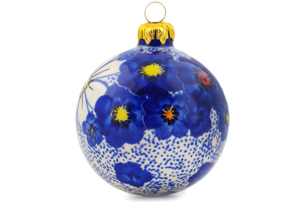 Christmas Ball Ornament 4"
