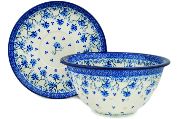 Colander with Plate 8"