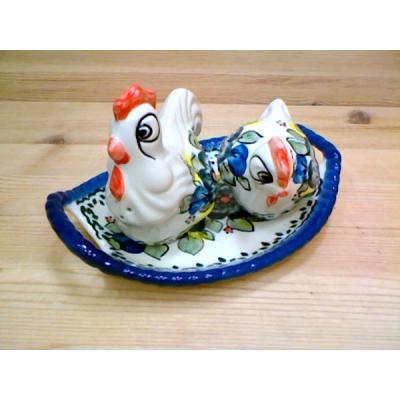 Salt and Pepper Set 7"