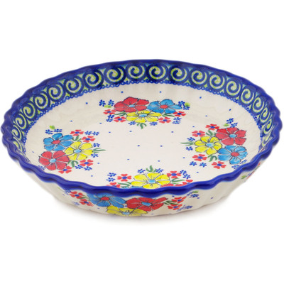 Fluted Pie Dish 10"