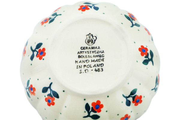 Scalloped Fluted Bowl 5"