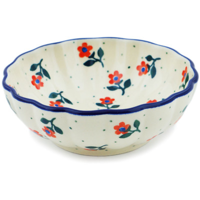 Scalloped Fluted Bowl 5"