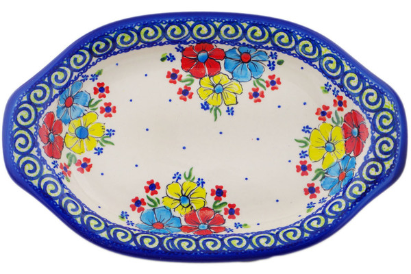 Platter with Handles 12"
