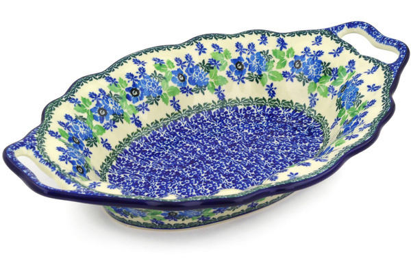 Platter with Handles 13"