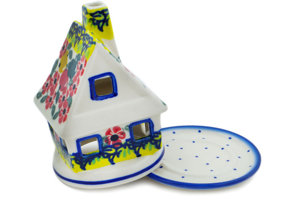 House Shaped Candle Holder 5"