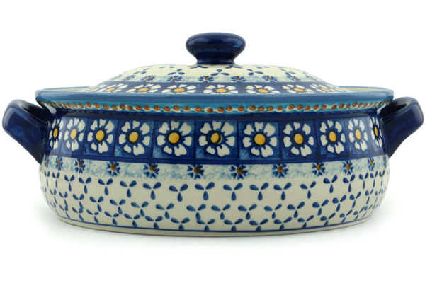 Baker with Cover with Handles 13"