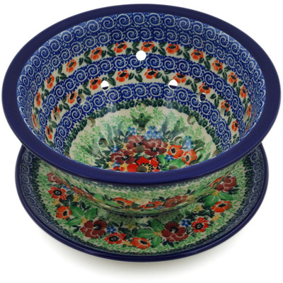 Colander with Plate 8"