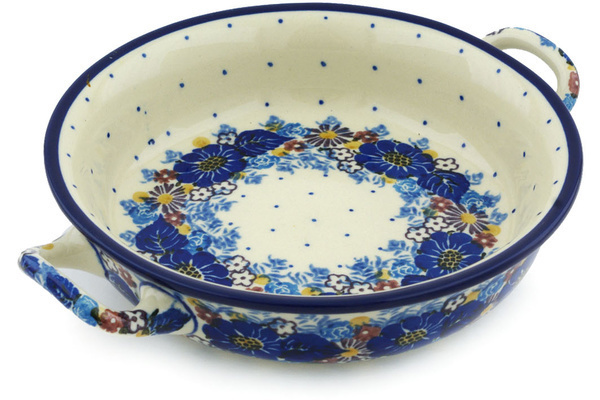 Round Baker with Handles 8"