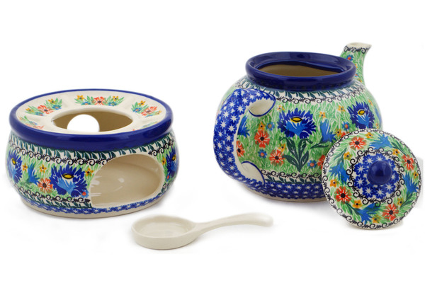 Tea or Coffee Pot with Heater 40 oz