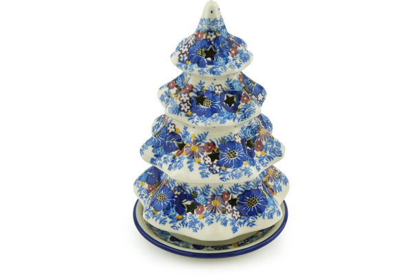 Christmas Tree Candle Holder 8"