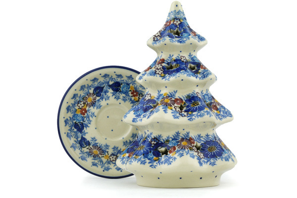 Christmas Tree Candle Holder 8"