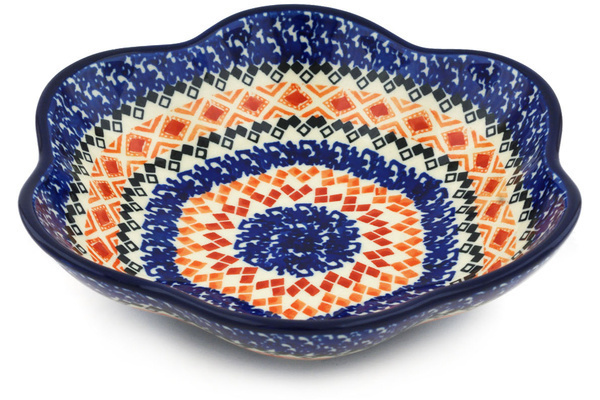 Scalloped Fluted Bowl 8"