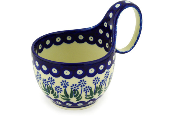 Bowl with Loop-Handle 6"