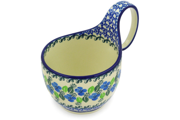 Bowl with Loop-Handle 6"