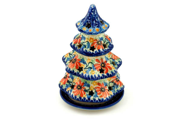 Christmas Tree Candle Holder 6"
