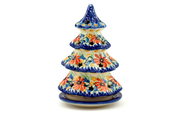 Christmas Tree Candle Holder 6"