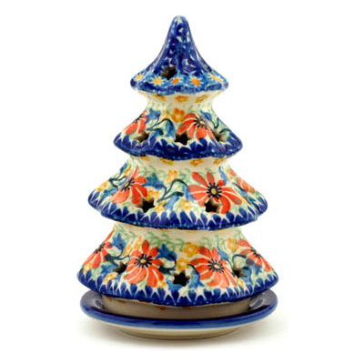 Christmas Tree Candle Holder 6"