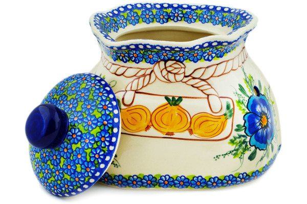 Garlic and Onion Jar 9"