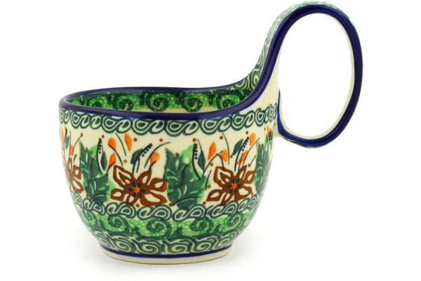 Bowl with Loop-Handle 6"