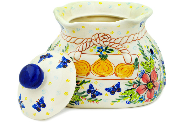 Garlic and Onion Jar 9"