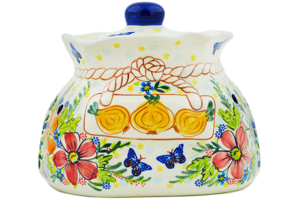 Garlic and Onion Jar 9"