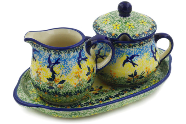 Sugar and Creamer Set 9"