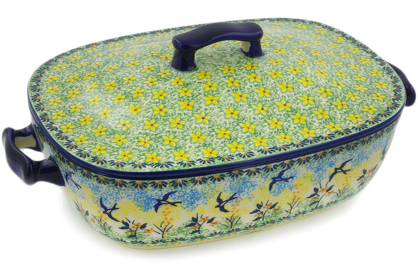 Baker with Cover with Handles 12"