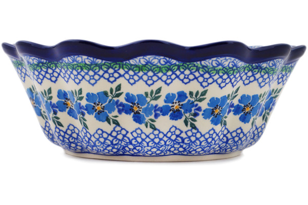 Scalloped Fluted Bowl 9"